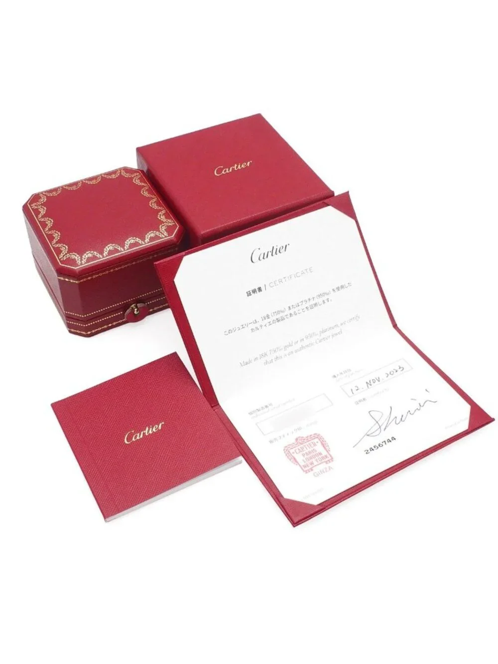 Cartier Trinity Ring Three Color Gold 63